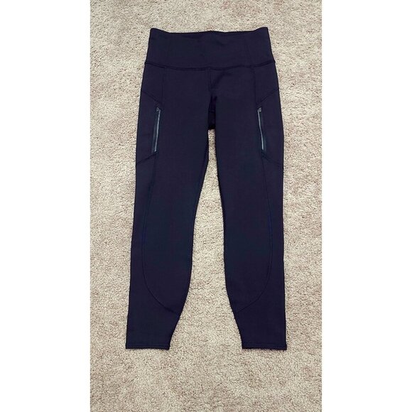 Athleta Rainier 7/8 Tights Black Leggings Small - Picture 7 of 11